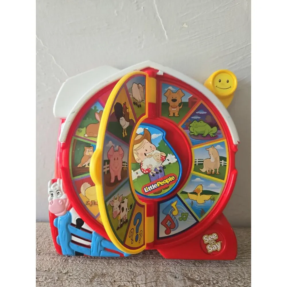 Vintage 2003 Fisher-Price See 'n Say Farmer Says Educational Toy Animal Sounds